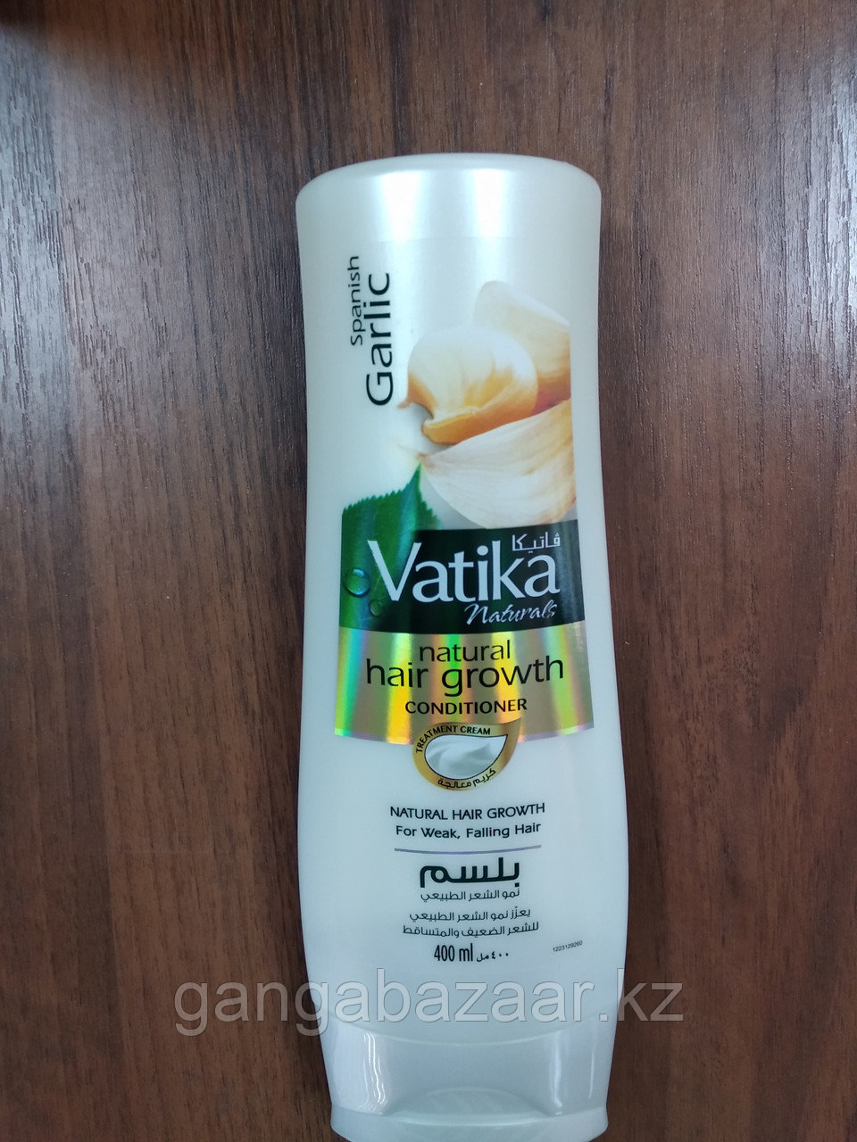 Кондиционер Ватика - Испанский чеснок (Vatika, Spanish Garlic) - быстрый рост волос, 400 мл