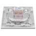 Минск Розетка RJ-45 1-местная СП белая., EKF Basic - фото 2 - id-p77719598