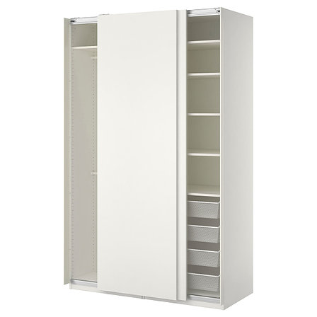 Гардероб ПАКС Хасвик белый 150x66x236 см ИКЕА, IKEA, фото 2