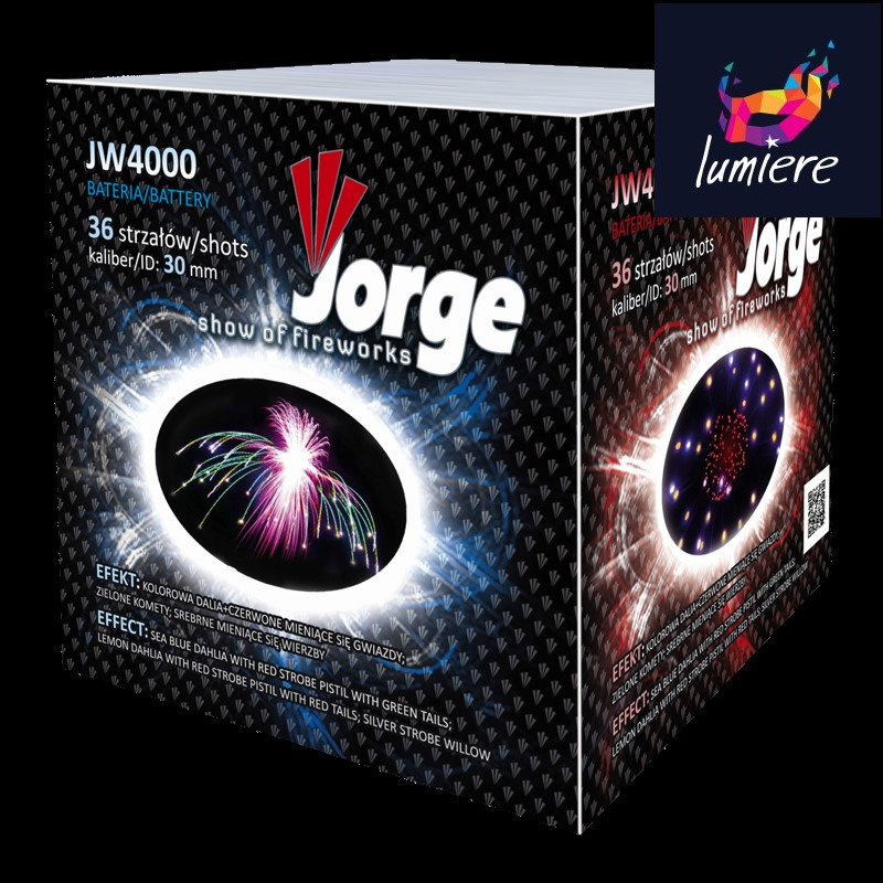 Батарея салютов Jorge JW4000 Show of fireworks