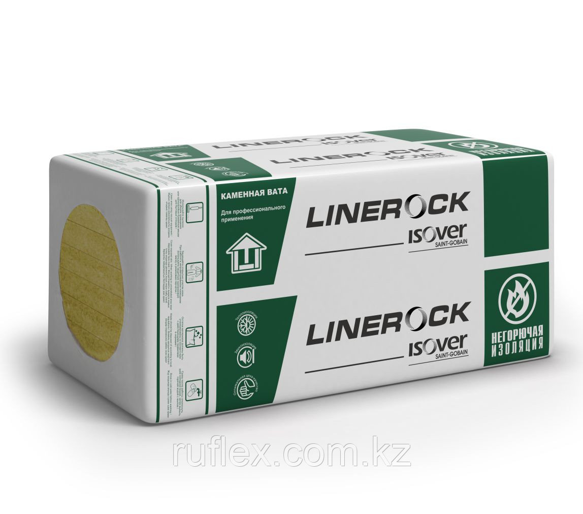 Минеральная плита linerock П-175 1000х600х50 (3,6 м2=0,18м3) 6 шт/уп - фото 1 - id-p77725560