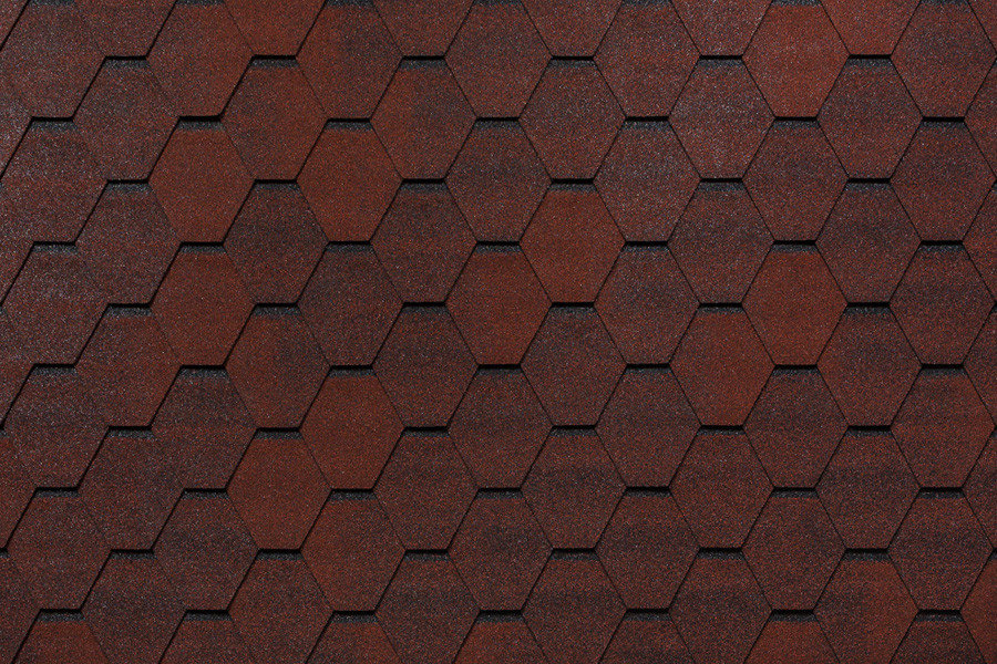 Битумная черепица Tegola TOP Shingle Smalto Красный