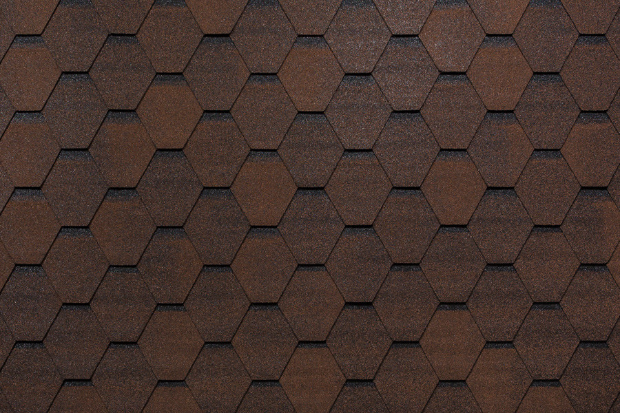 Битумная черепица Tegola TOP Shingle Smalto Коричневый