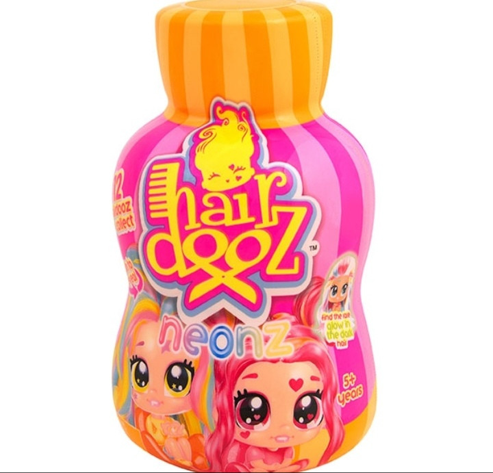 Hairdooz Хэирдуз Игровой набор Куколка Неон в парикмахерской с аксессуарами