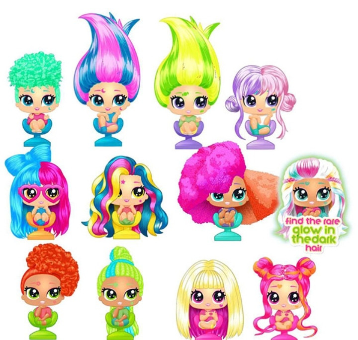 Hairdooz Хэирдуз Игровой набор Куколка Неон в парикмахерской с аксессуарами