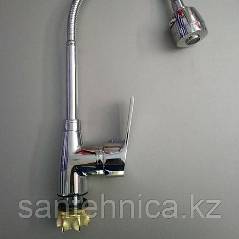 Қоспалауыш /Смеситель Aqua Crown 3316 B кухня гибкий, фото 1