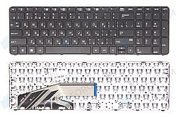 Клавиатура для ноутбука HP ProBook 450 G3, RU, рамка, черная