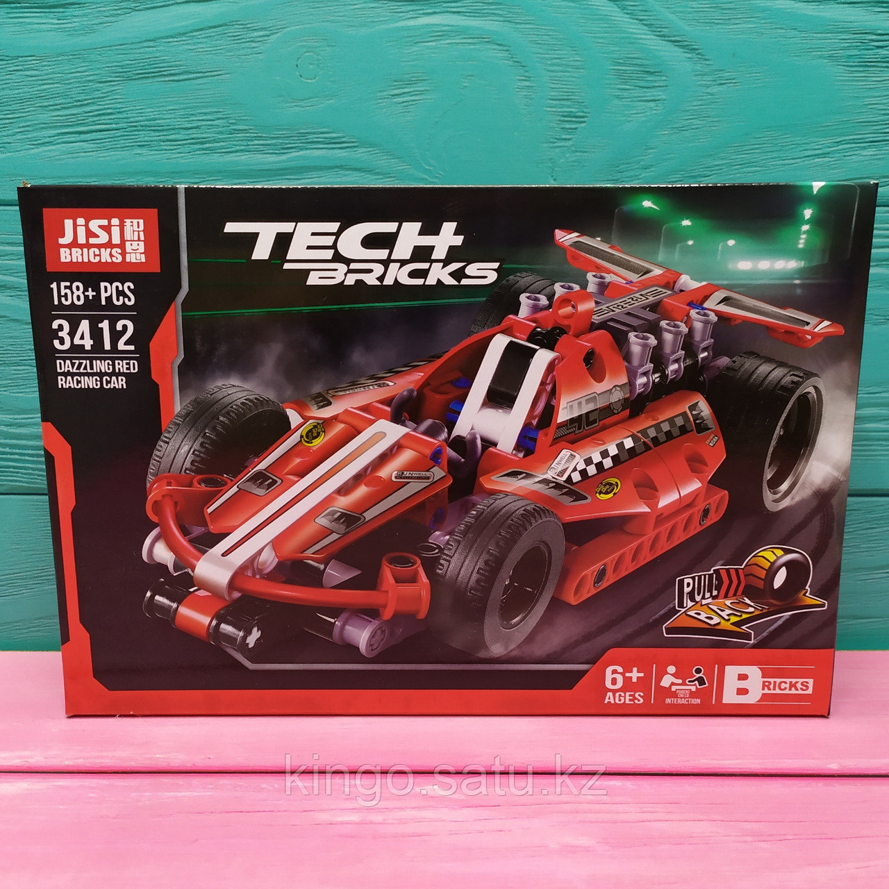 Конструктор LEGO машинки Jisi Tech BRICKS (аналог Лего Техник) с инерционным механизмом