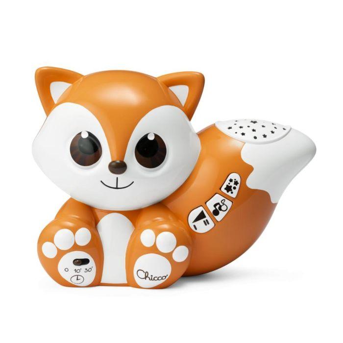 Игрушка подвеска-ночник музыкальная Chicco Лисенок 0м+