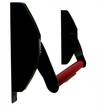 TESA 1970908 NR врезное устройство "Антипаника", цвет черный/красный