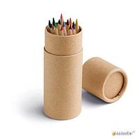 Набор цветных карандашей CYLINDER (Бежевый/крафт)