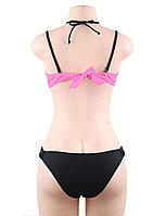 Купальник с завязками на шее Mesh Pink S, M, L, XL, фото 3