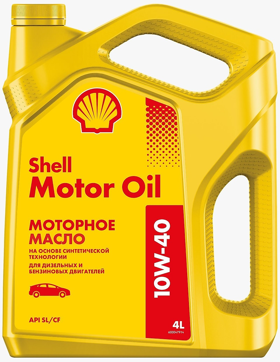 SHELL MOTOR OIL 10W-40 4L - фото 1 - id-p77753451