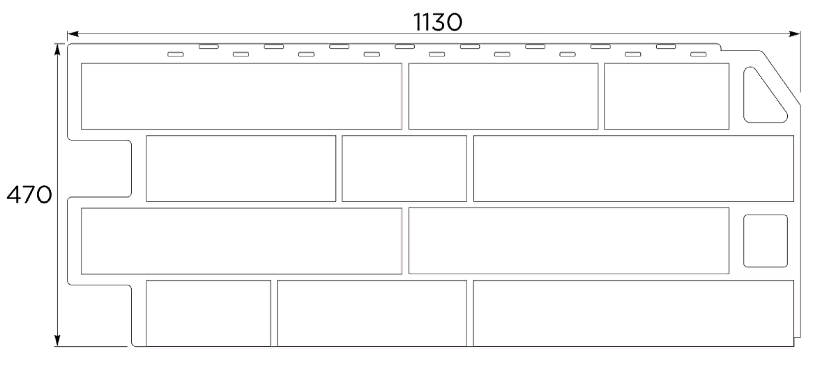 Фасадные панели Сланец Бежевый 1130x470 мм (0,44 м2) Дачные FINEBER - фото 2 - id-p77753482