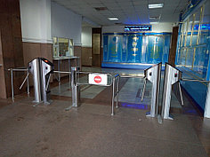Установка системы контроля доступа и турникетов в АТУ (Алматинский Технологический Университет)