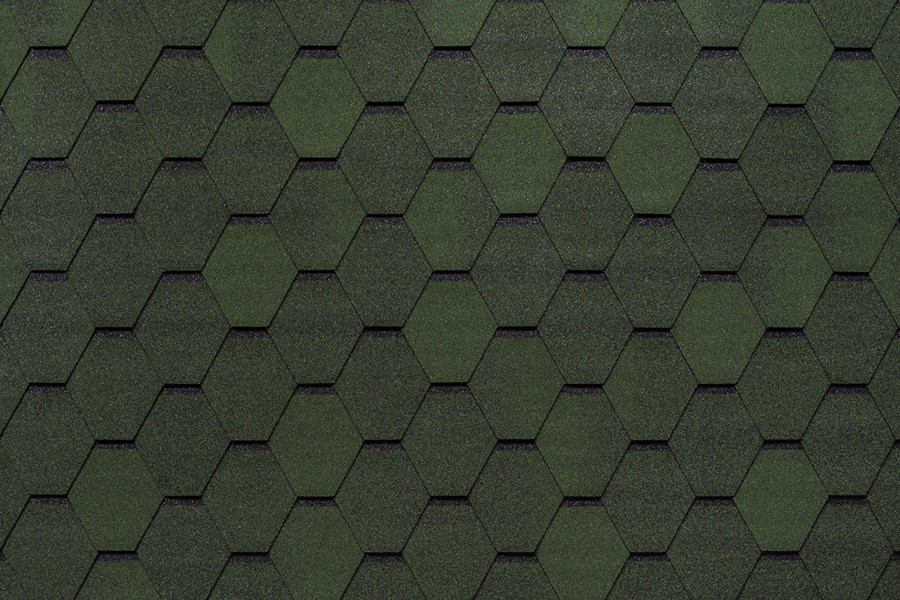 Битумная черепица Tegola TOP Shingle Smalto Зеленый