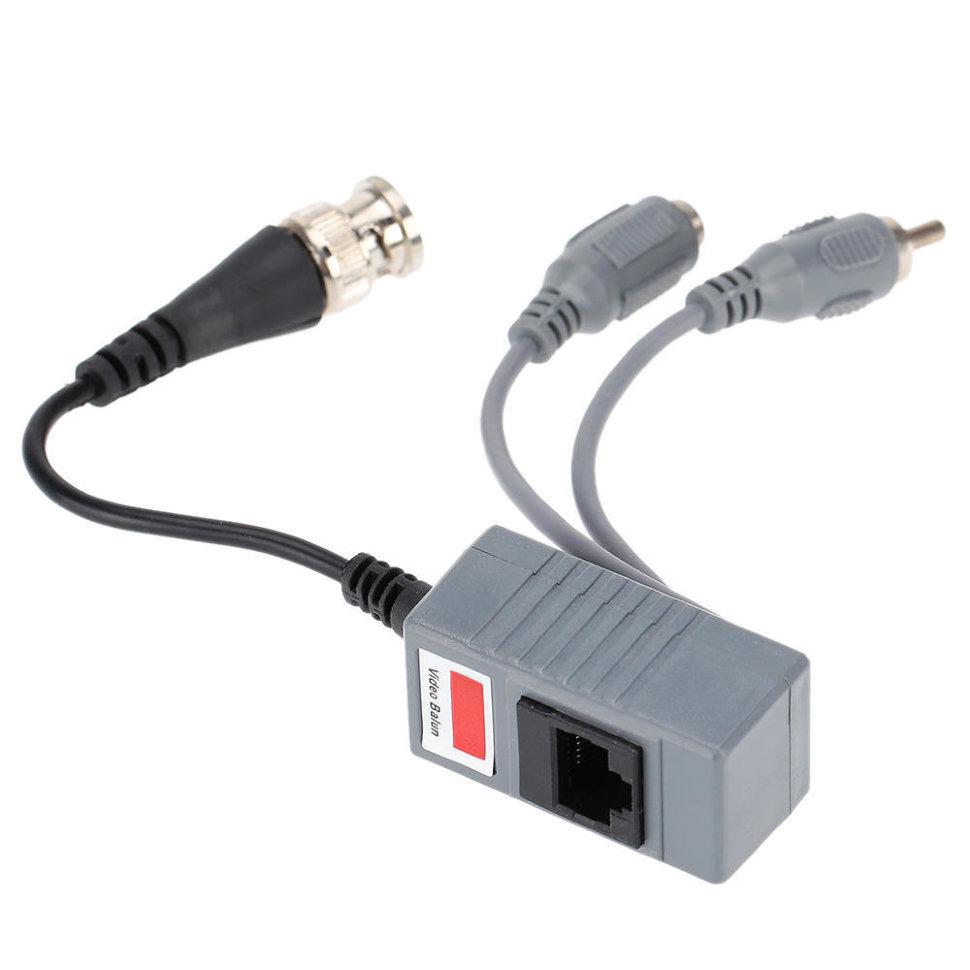 Ретранслятор для приема/передачи видеосигнала, звука и питания по витой паре, HD-CVI/TVI/AHD Video Balun - фото 1 - id-p77766595