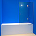 Изготовление прямой шторки на ванну из стекла с распашной дверью, фото 6