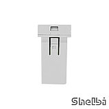 Shelbi Розетка зарядка 2-портовая USB, 2.1А,  45х22.5, чёрная, фото 2