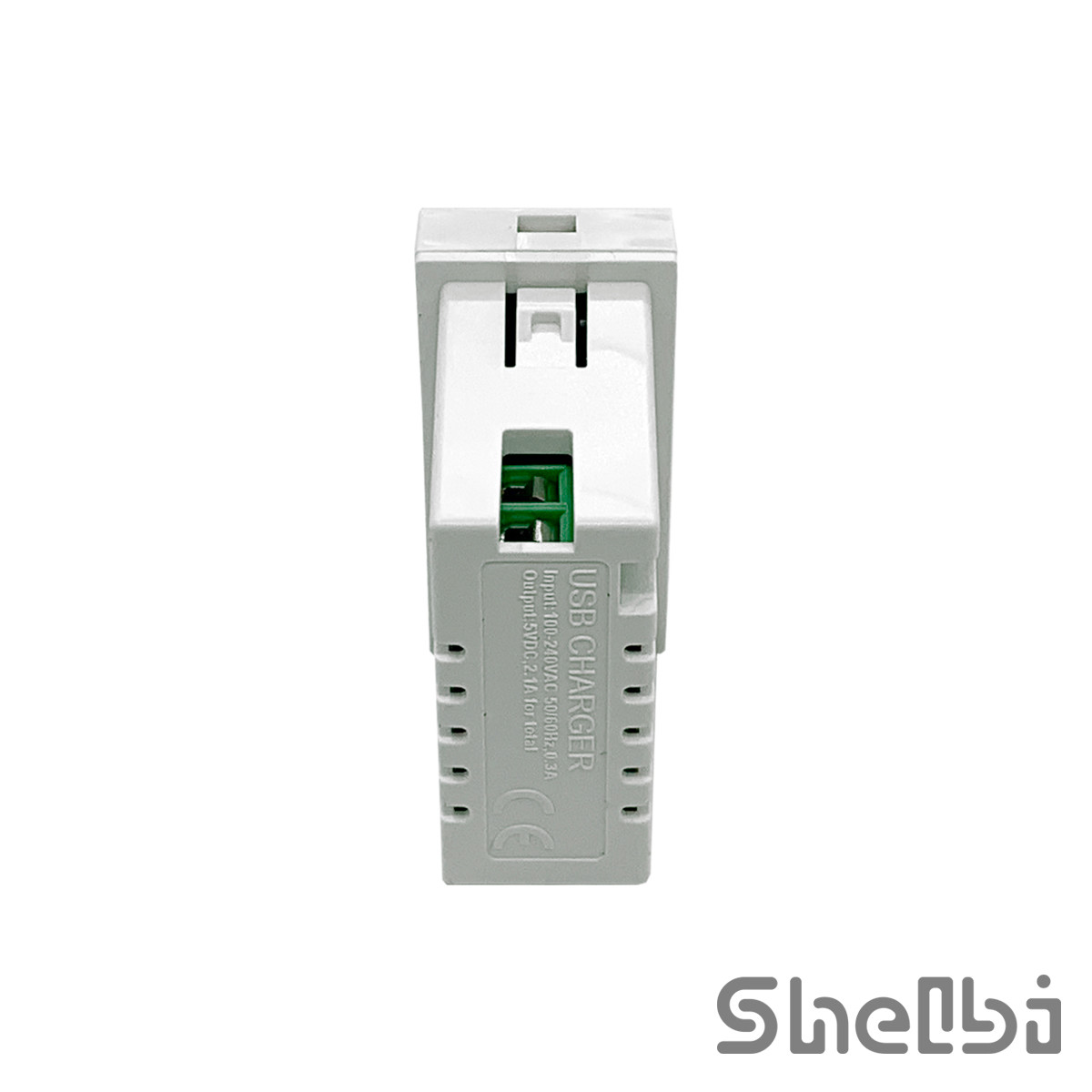 Shelbi Розетка зарядка 2-портовая USB, 2.1А, 45х22.5, чёрная - фото 4 - id-p77766616