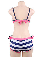 Купальник тройка Pink Stripe S, M, L, XL, фото 6