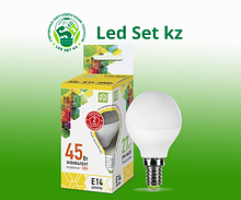 Лампа светодиодная LED-Шар-standard 5.0Вт 220В Е14 3000К 450Лм