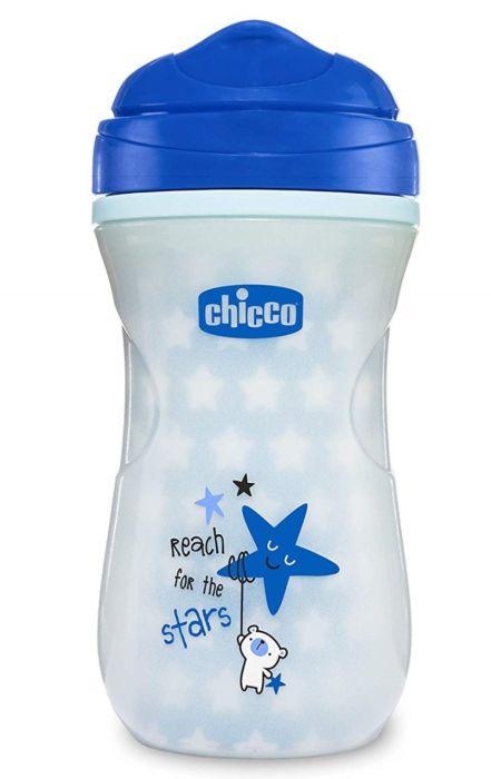 Поильник-непроливайка Chicco Glowing Cup, светящийся, гол. 14м+ 266 мл