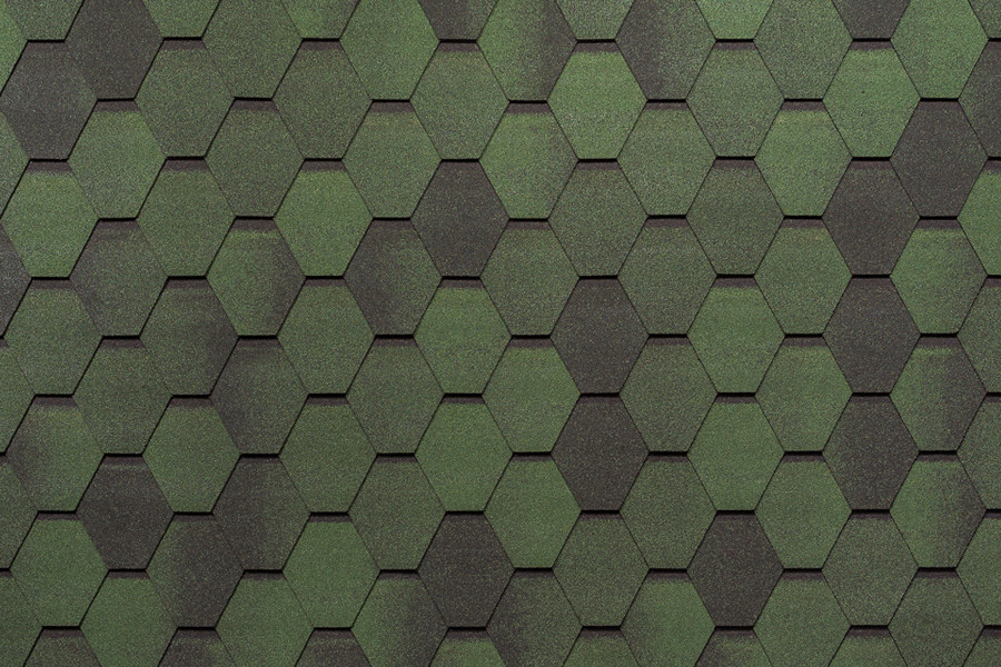 Битумная черепица Tegola MOSAIK Северная Хвоя (GREEN LEAF)