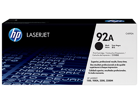 HP C4092A Картридж лазерный черный HP 92A для LaserJet 1100/3200/3220