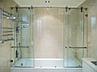 Изготовление стеклянной перегородки на ванну с раздвижными дверьми, фото 4