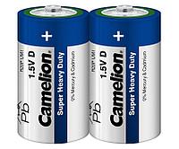 Батарейка Camelion D R20P-SP2B, Super Heavy Duty, 1.5V (2 шт., пленка)
