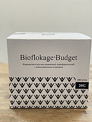 Канюля/Катетер внутривенный периферический  "Bioflokage Budget" с инъекционным клапаном 20G