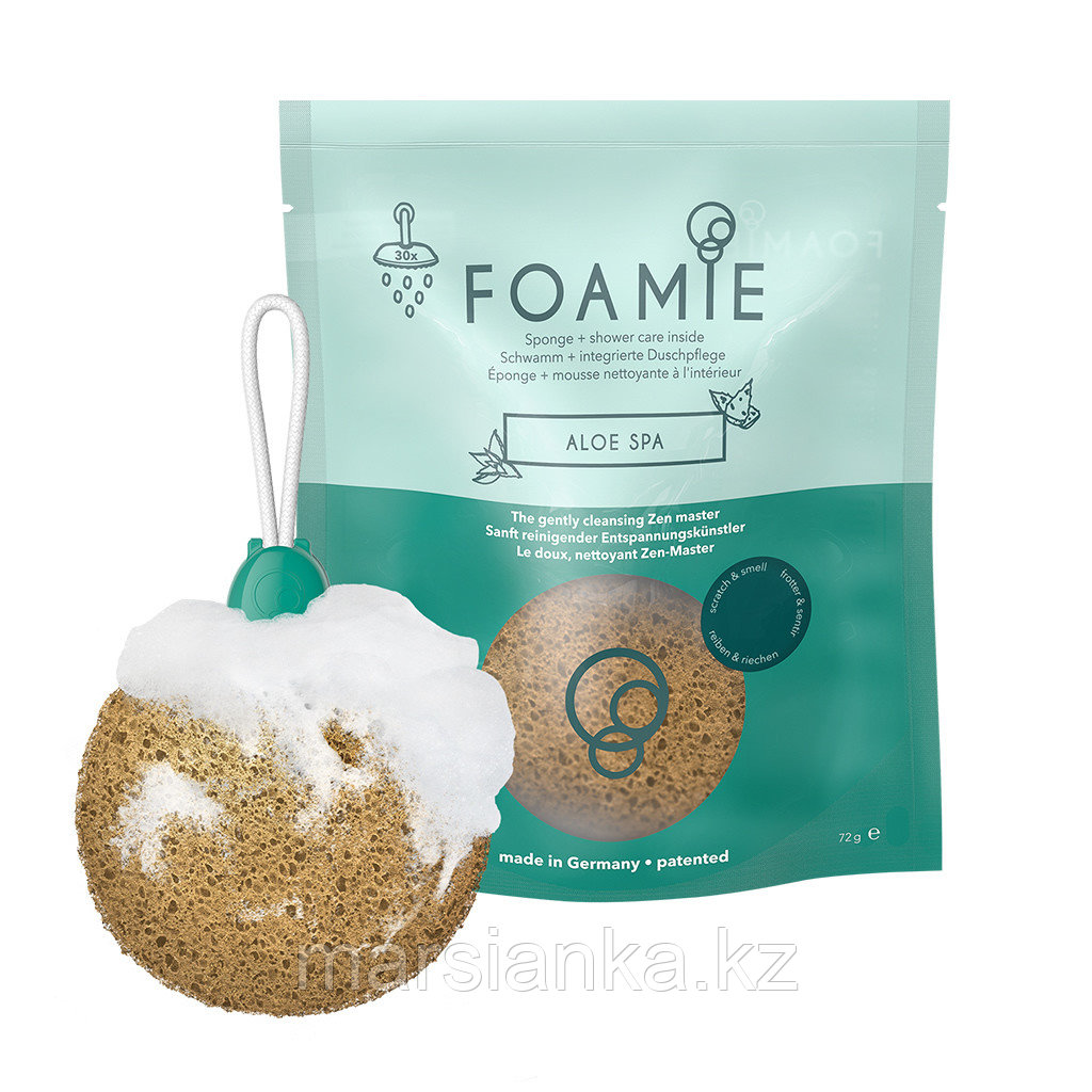 Foamie Пенящаяся губка для душа Aloe Spa