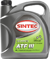 Трансмиссионное масло Sintec ATF Dexron III