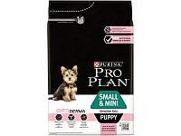 Сухой корм Pro Plan Small & Mini Puppy для щенков мелких и карликовых пород с лососем - 3 кг