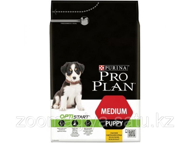 Сухой корм Purina Pro Plan с КУРИЦЕЙ и РИСОМ для щенков СРЕДНИХ пород (Puppy Medium Chicken) - 12 кг - фото 1 - id-p77789551