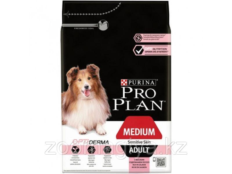 Сухой корм Pro Plan Medium Adult для собак средних пород с лососем- 3 кг - фото 1 - id-p77790065