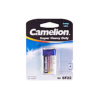 Батарейка CAMELION 6F22-BP1B Солевая 6F22(крона) 9V 680 mAh 1 шт. Блистер TVR22345 Батарейка CAMELION 6F22-BP1B Солевая 6F22(крона) 9V 680 mAh 1 шт. Блистер