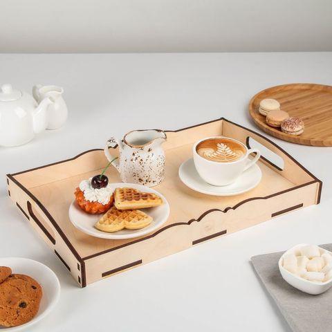Столик-поднос  с ручками «Завтрак для двоих»