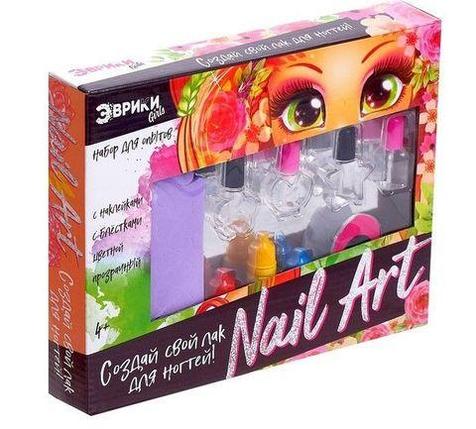 Набор для маникюра маленькой принцессы «Nail Art» Эврики Girls, фото 2
