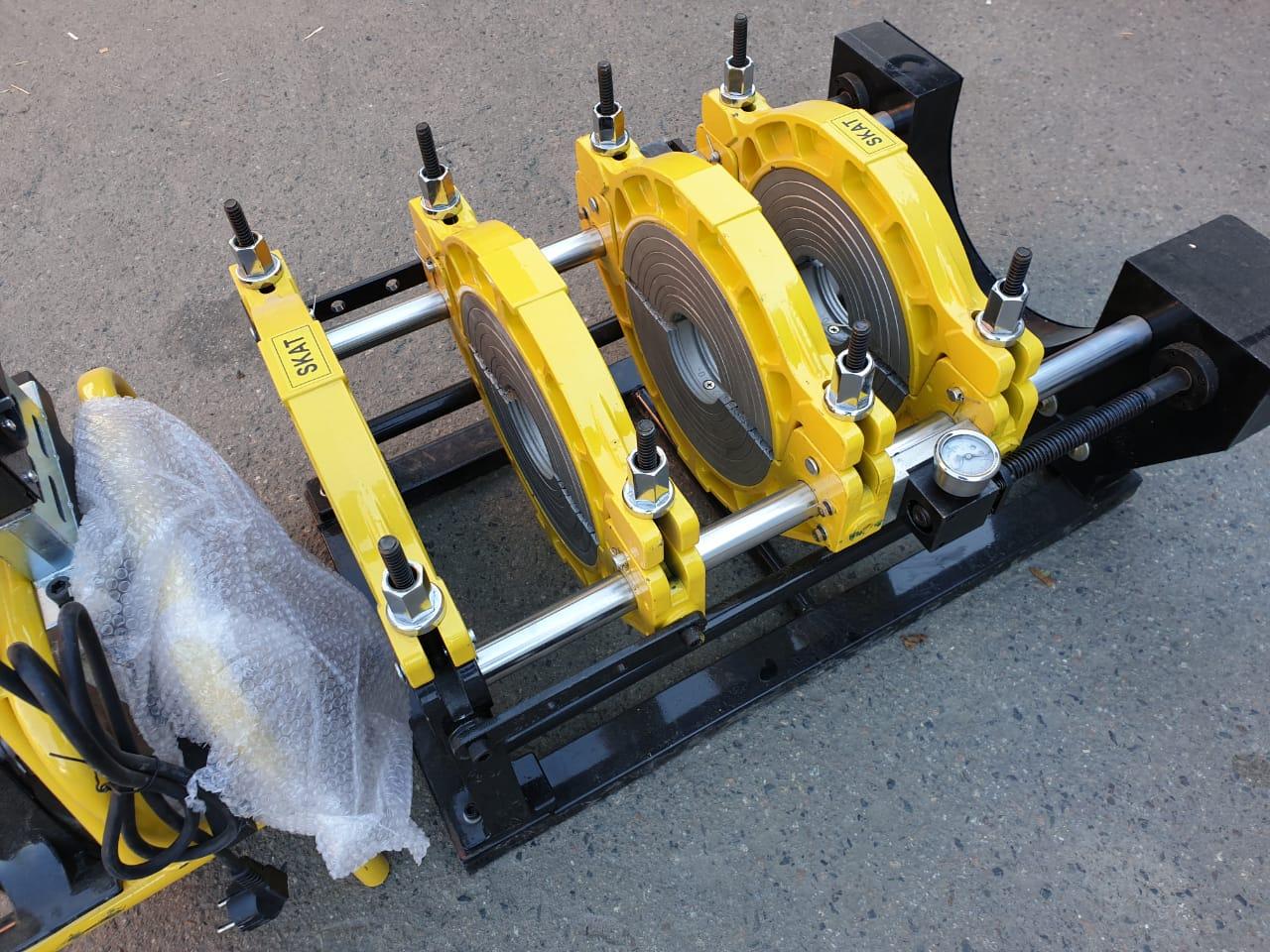 Редукторный механический сварочный аппарат для стыковой пайки ПВХ труб,SKAT 63-160мм - фото 4 - id-p76007823