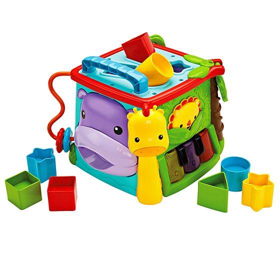 Большой музыкальный игровой куб Fisher-Price (GHT89)