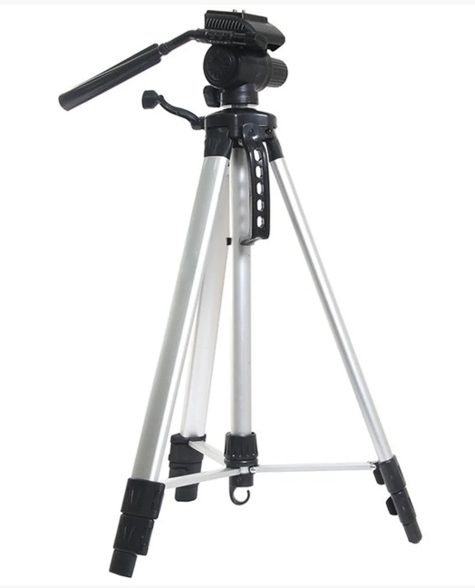 Алюминиевый трипод штатив с уровнем, для фото и видео техники, биноклей и телескопов, размер 68-160см, STC-260 - фото 5 - id-p77794219