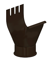 Воронка круглая 125/90 мм RAL 8017 Коричневый