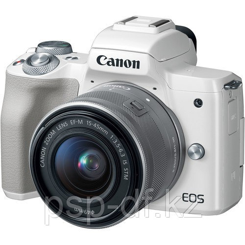 Фотоаппарат Canon EOS M50 kit EF-M 15-45mm f/3.5-6.3 IS STM (Белый)