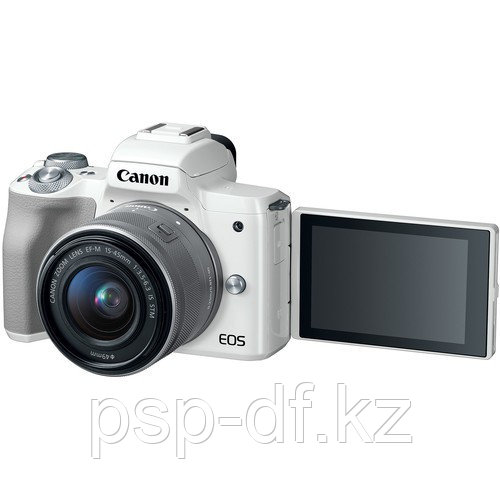 Фотоаппарат Canon EOS M50 kit EF-M 15-45mm f/3.5-6.3 IS STM (Белый) - фото 4 - id-p77820152
