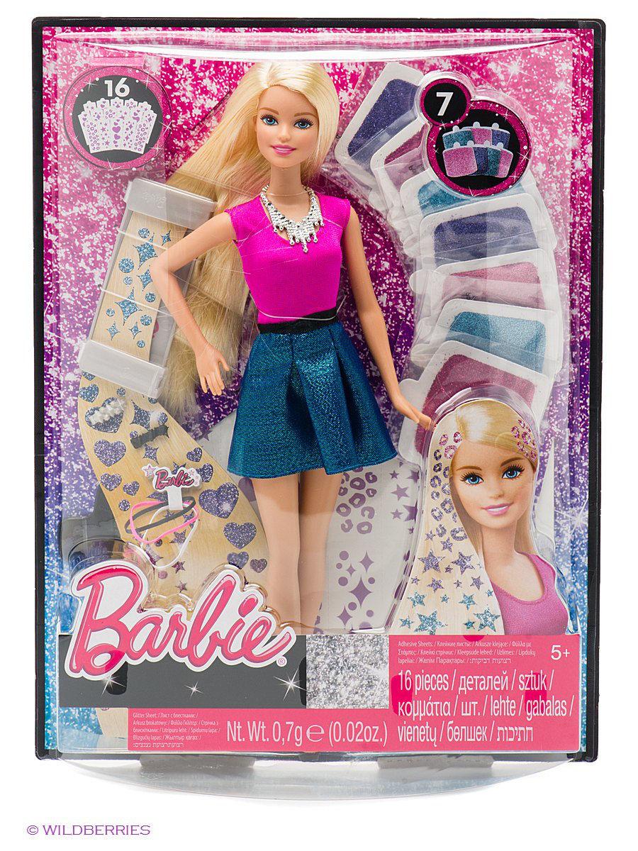 Кукла Barbie "Блестящие волосы"