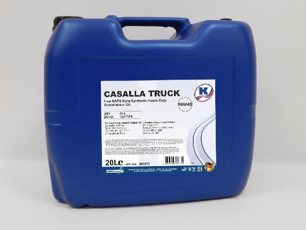 Полусинтетическое моторное масло CASALLA TRUCK 10W-40 (20л) Kuttenkeuler - фото 1 - id-p77831440