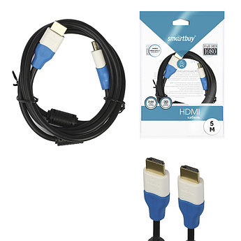 АудиоВидео кабель Smartbuy HDMI - HDMI ver.1.4b A-M/A-M, 5 м