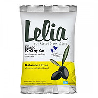Оливки Lelia черные Каламата в оливковом масле с/к 275гр